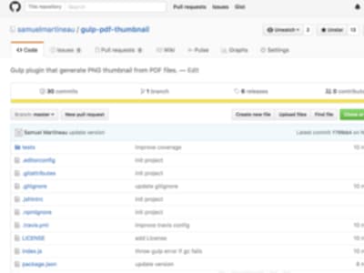 Gulp package for PDF generation