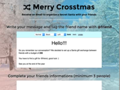 Secret Santa manager